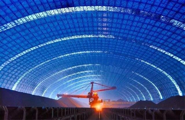 昌平亿优钢构工程师为您解析原料场封闭技术的特点和类型